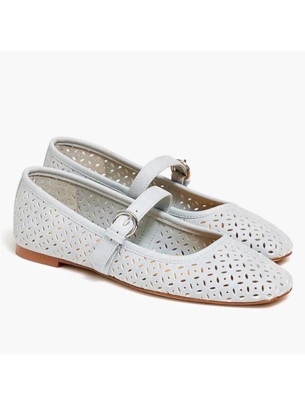 J Crew Shoes 9 Mary Jane Ballet Flats Blue